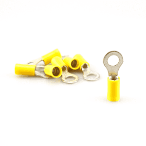 Kabelschoen - M10/ring - kabel 2,7 tot 6,6 mm² - geel - 100 stuks