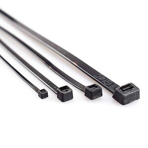 Kabelbinder - 190x4,8 - zwart - 100 st