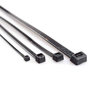 Kabelbinder - 200x2,5 - zwart - 100 st