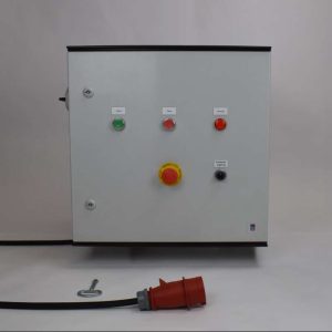 230V - Kunststof - 0,75 kW - start/stop - storing - potmeter - ventilator - noodstop