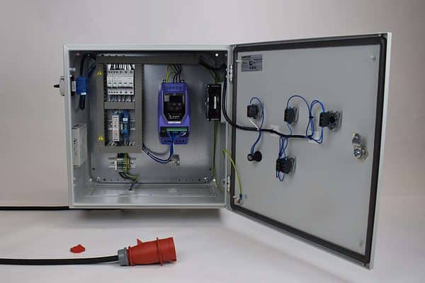 230V - Staal - 0,75 kW - start/stop - storing - potmeter - ventilator - noodstop - Afbeelding 5