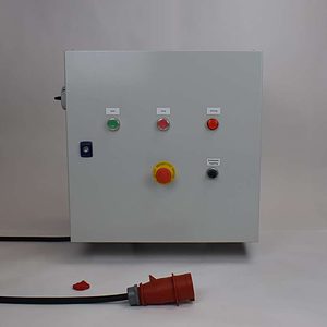230V - Staal - 0,75 kW - start/stop - storing - potmeter - ventilator - noodstop