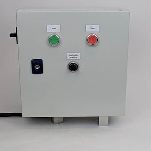 230V - Staal - 0,37 kW - start/stop - potmeter - ventilator