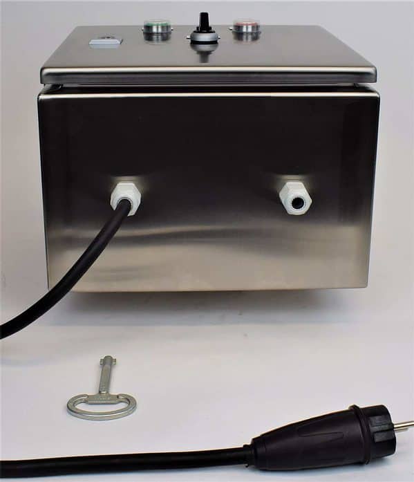 230V - RVS - 0,75 kW - start/stop - potmeter - Afbeelding 3