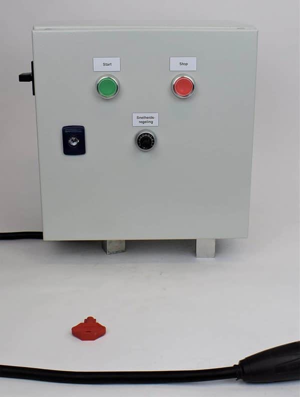 230V - Staal - 1,5 kW - start/stop - potmeter - ventilator
