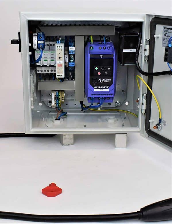 230V - Staal - 1,5 kW - start/stop - potmeter - ventilator - Afbeelding 2