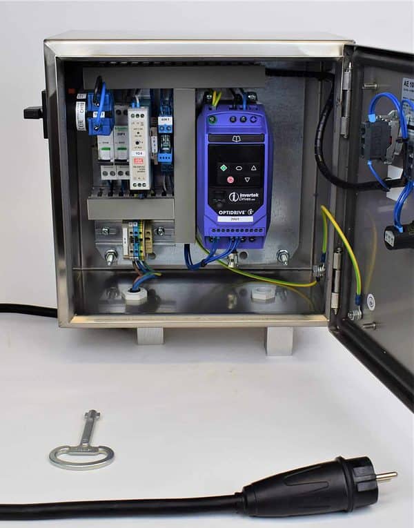 230V - RVS - 0,75 kW - start/stop - potmeter - Afbeelding 2