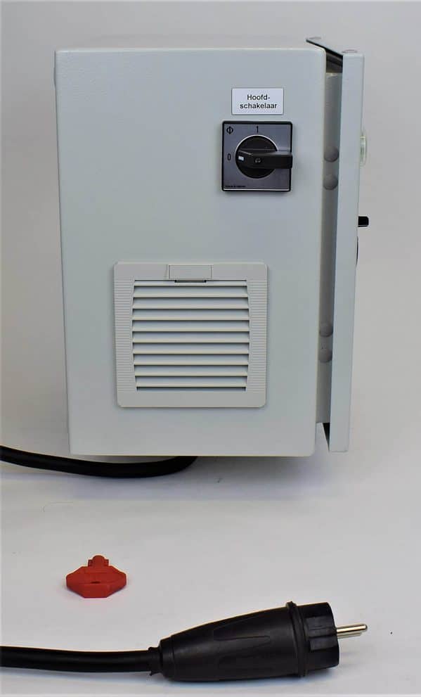 230V - Staal - 1,5 kW - start/stop - potmeter - ventilator - Afbeelding 5