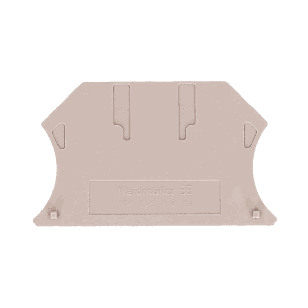 Railklem afsluitplaat - type WAP2,5-10 - beige