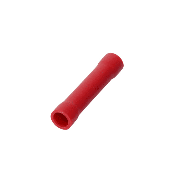 Kabelschoen - stootverbinders - 0,5 tot 1,5mm² - rood - 100 stuks